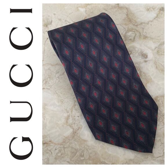 Gucci 100% Silk Tie - Picture 1 of 10
